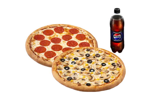 İKİ ORTA BOY PİZZA MENÜ 