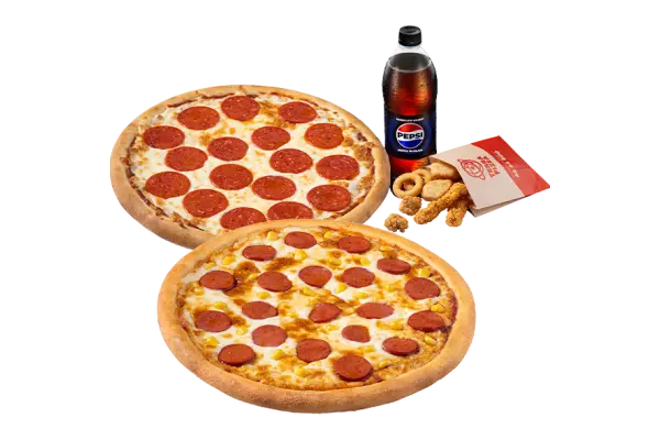 ORTA BOY PİZZA MENÜ + ÇITIR KUTUSU 